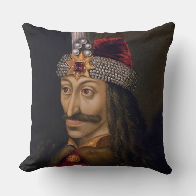 Vlad Tepes: Impaler, Dracula Dragon Prince Voivode Cushion (Front)