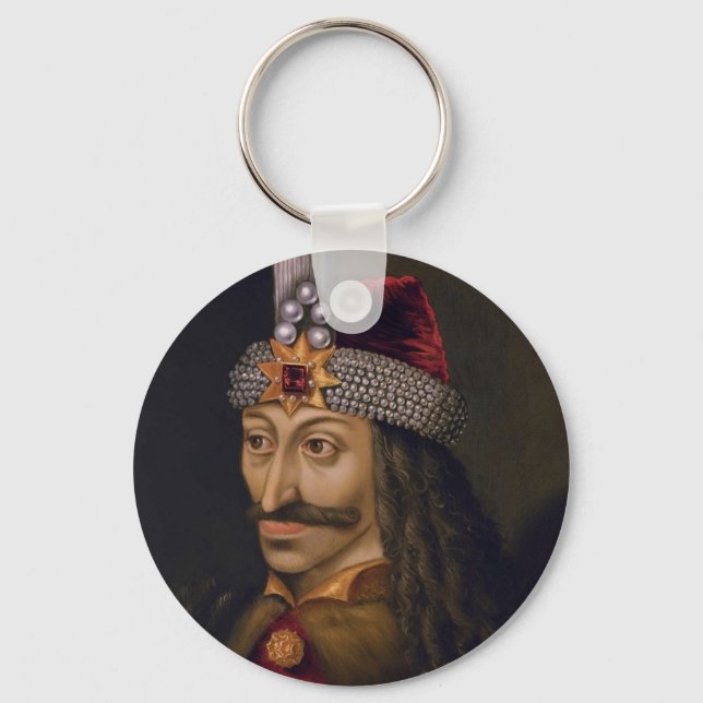 Vlad Tepes: Impaler, Dracula Dragon Prince Voivode Key Ring (Front)
