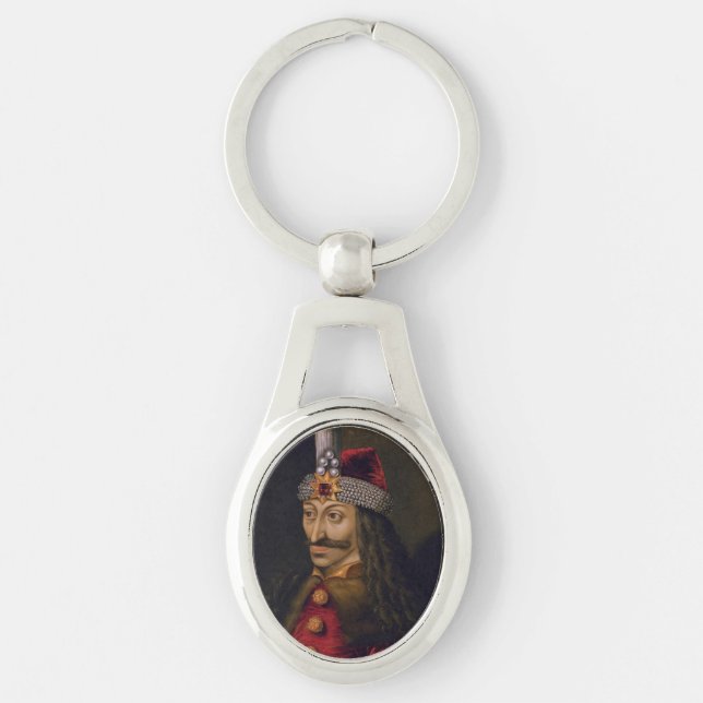Vlad Tepes: Impaler, Dracula Dragon Prince Voivode Key Ring (Front)