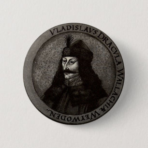 Vlad the Impaler 6 Cm Round Badge