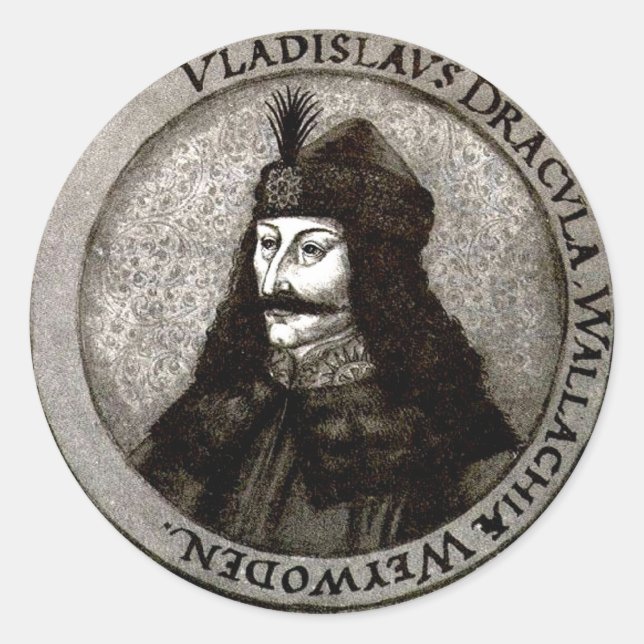 Vlad the Impaler Classic Round Sticker (Front)
