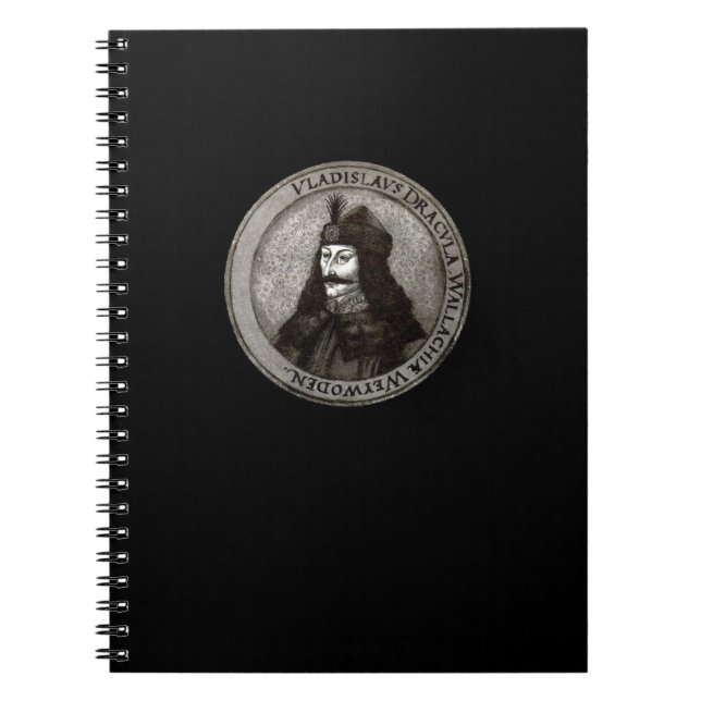 Vlad the Impaler [Count Dracula] Spiral Notebook (Front)