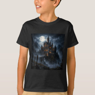 Vlad The Impaler Dark Medieval Castle Art T-Shirt