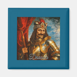 Vlad The Impaler Medieval Rtrait Dracula Art Magnet