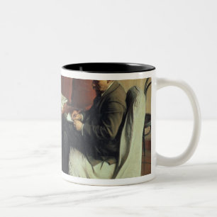 Vladimir Lenin at Smolny, 1930 Two-Tone Coffee Mug