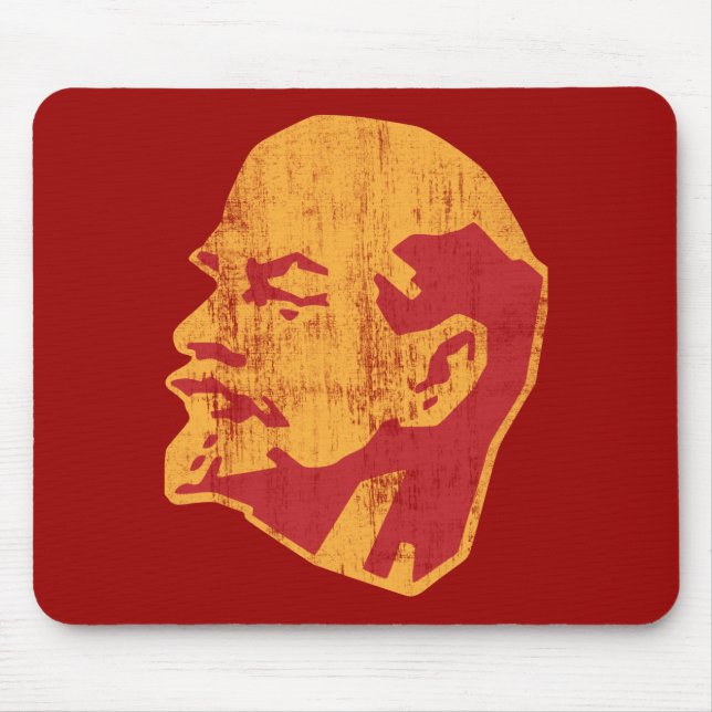 vladimir lenin cccp portrait mouse pad (Front)