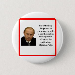 Vladimir Putin 6 Cm Round Badge