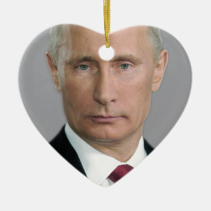 Vladimir Putin Gear Ceramic Tree Decoration