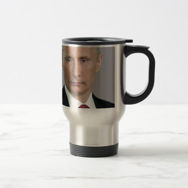 Vladimir Putin Gear Travel Mug (Right)