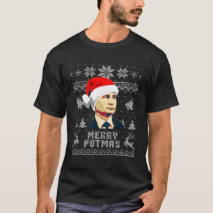 Vladimir Putin Merry Putmas Funny For Christmas T-Shirt