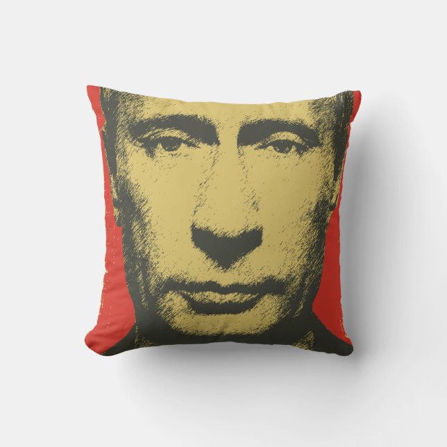 Vladimir Putin Outdoor Cushion (Front)