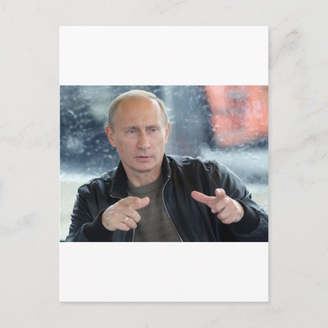 Vladimir Putin Postcard (Front)