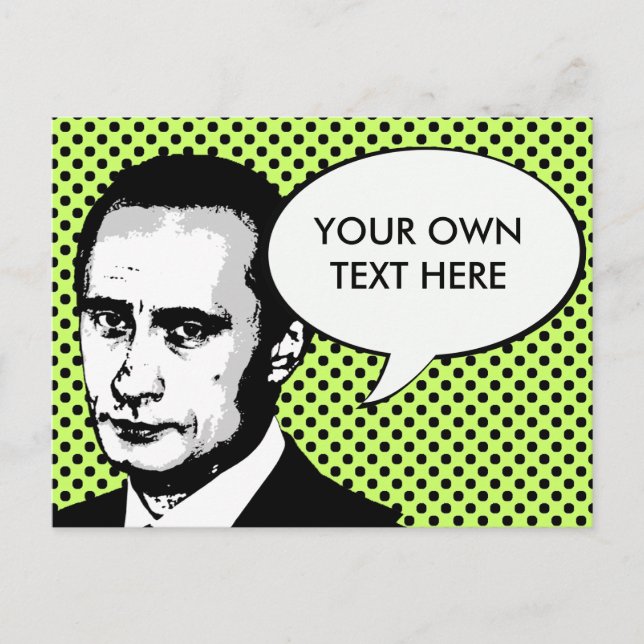 Vladimir Putin Postcard (Front)