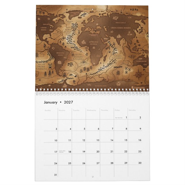 Vladstudio  2008 Calendar (Jan 2027)