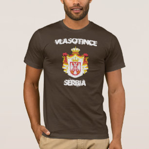 Vlasotince, Serbia with coat of arms T-Shirt