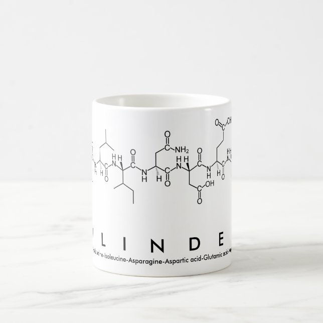 Vlinder peptide name mug (Center)