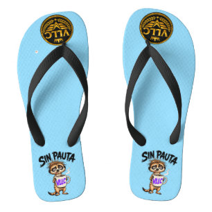 VLLC No Script Argentina Funny Political Meerkat Jandals