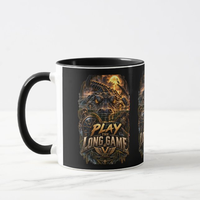 VLLC Play The Long Game Entrepreneur Motivation Co Mug (Left)