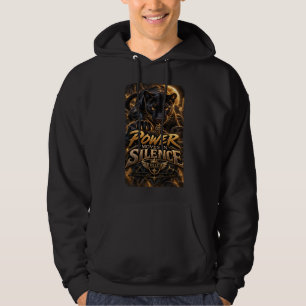VLLC Power Moves In Silence Black Panther Motivati Hoodie