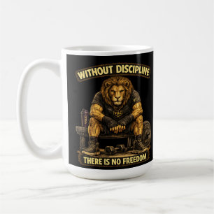 VLLC Without Discipline There Is No Freedom Gym  Coffee Mug