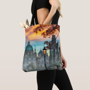 Vltava River in the Morning Tote Bag
