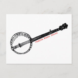 VMS Banjo Postcard