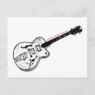 VMS Electric Guitar Postcard