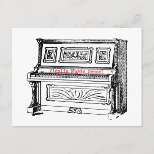 VMS Piano Postcard