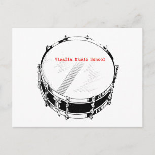 VMS Snare Drum Postcard