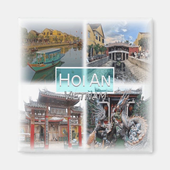VN0017 Asia, Vietnam, Hoi An, Fridge  Magnet (Front)