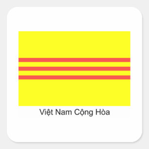 VNCH Flag Square Sticker