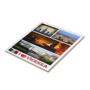 VNT081 VICENZA I Love, Mosaic, Italy, Tile