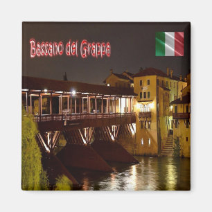 VNT123 BASSANO DEL GRAPPA, Ponte degli Alpini, Magnet