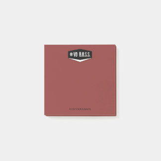 VO BOSS Red 3 x 3 Notes