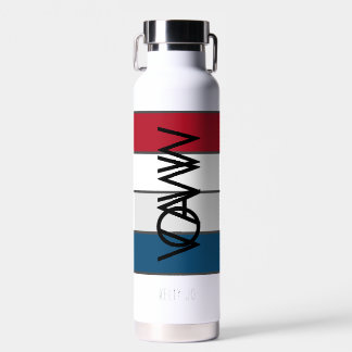 VOAWW Brand Stripes Water Bottle