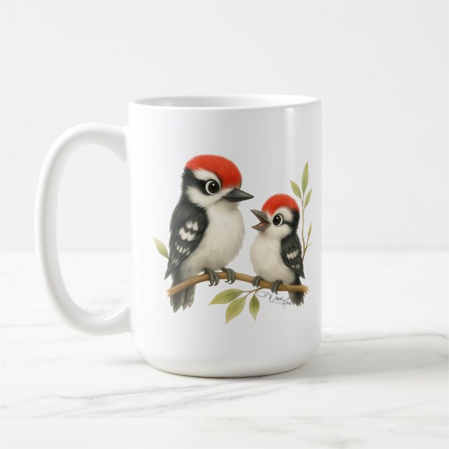 Vocal Red-bellied Woodpecker Coffee Mug (Left)