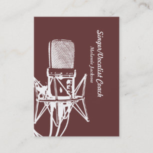 Vocalist Business Card