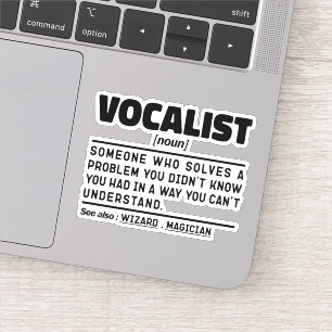 Vocalist Noun Definition Voice Performer Funny