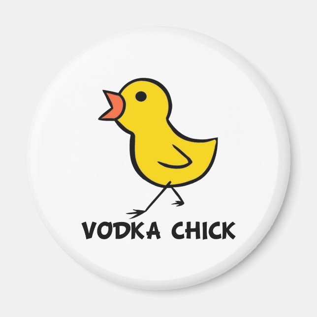 Vodka Chick Magnet (Front)