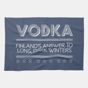 VODKA custom colour hand towels