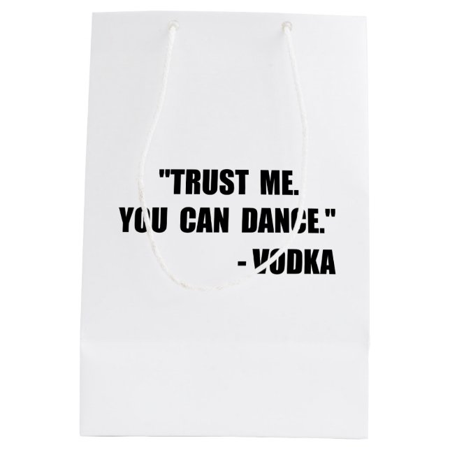 Vodka Dance Medium Gift Bag (Back)