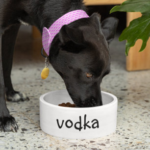 Vodka Food Funny Humour Dog Cat Pet