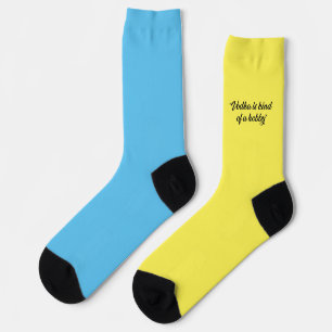 Vodka is & Whiskey is mismatched socks