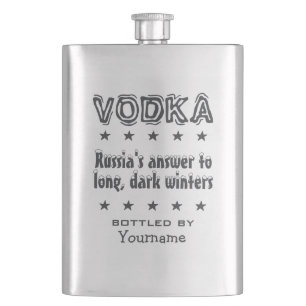 Vodka - Russia custom flask
