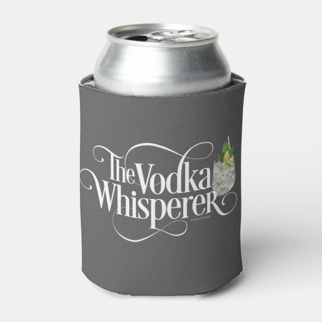 Vodka Whisperer Can Cooler (Can Front)