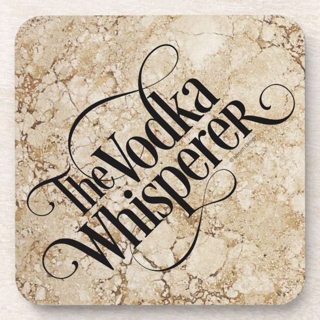 Vodka Whisperer Coaster (Front)