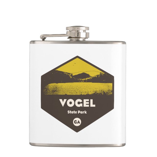 Vogel State Park Georgia Hip Flask (Front)