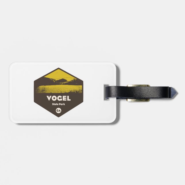 Vogel State Park Georgia Luggage Tag (Back Horizontal)