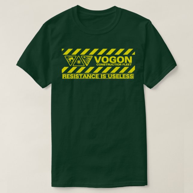 Vogon Contstructor Fleet Inspired by The Hitchhike T-Shirt (Design Front)