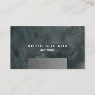 Vogue Artistic Steel Accent Business Card